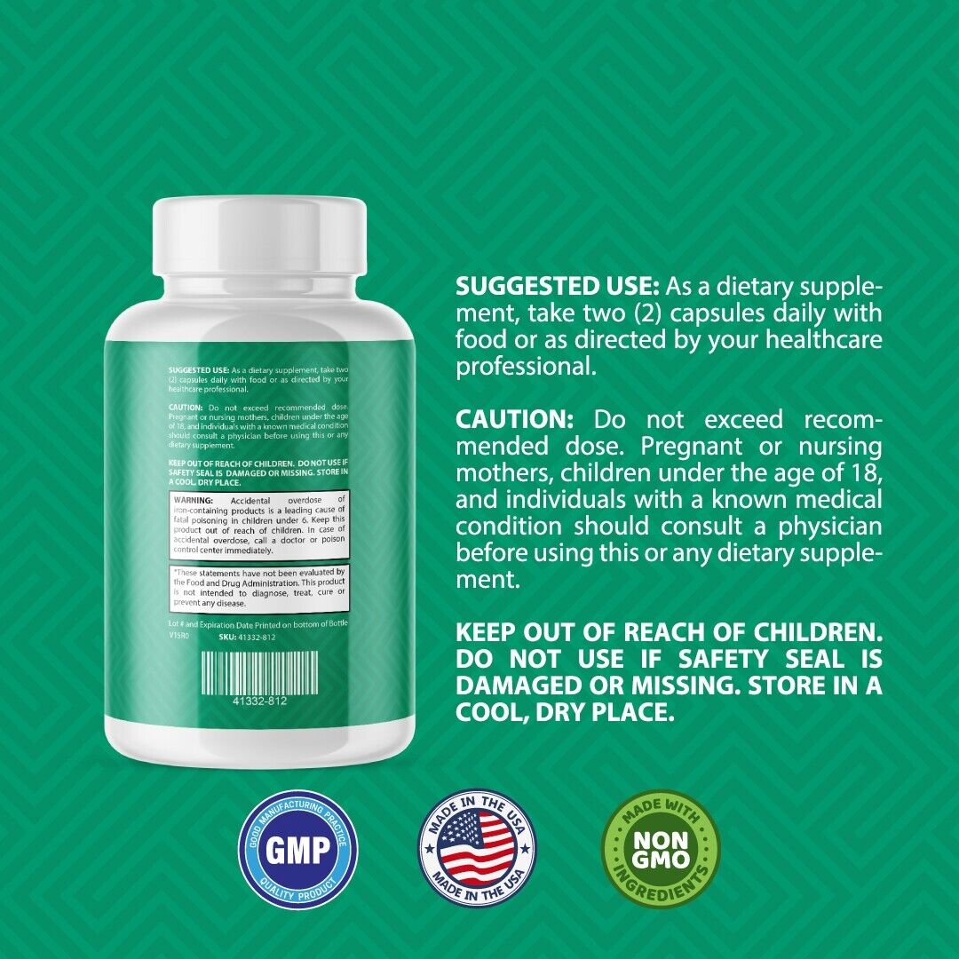 Neuro Zoom- Brain Support- 2 Bottles- 120 Capsules
