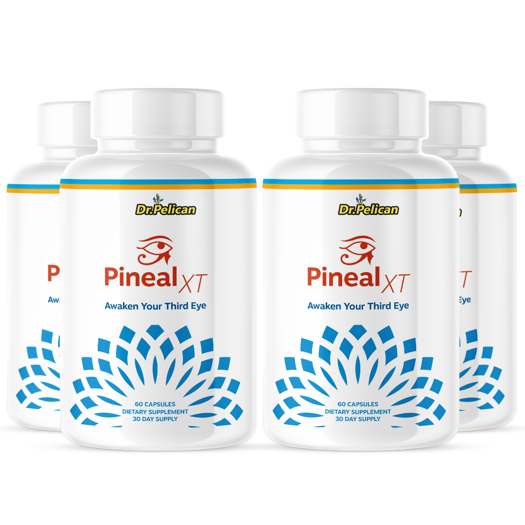 Pineal XT- Nerve & Brain Support- 4 Bottles- 240 Capsules