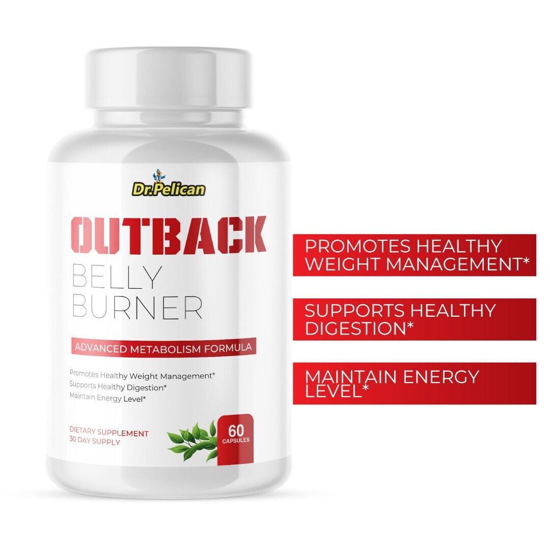 Outback Belly Burner-Gut & Digestive Support-60 Capsules