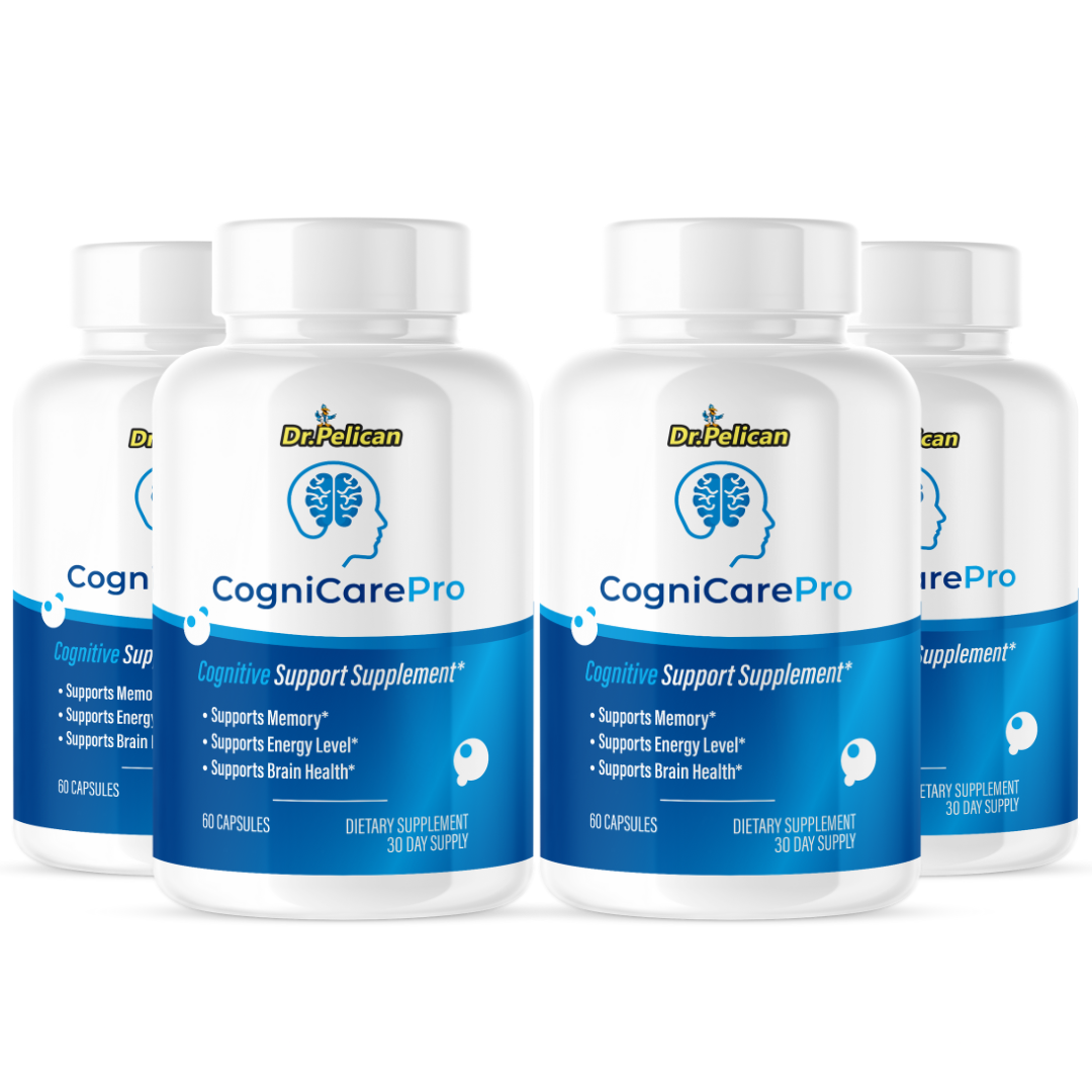 CogniCare Pro- Brain Support- 4 Bottles- 240 Capsules
