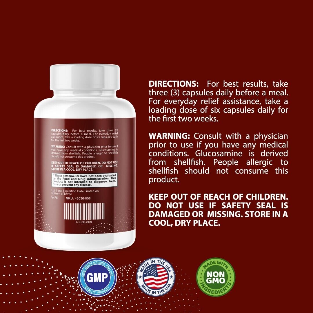 Flexorol- Joint & Cartilage Health Support- 12 Bottles- 720 Capsules
