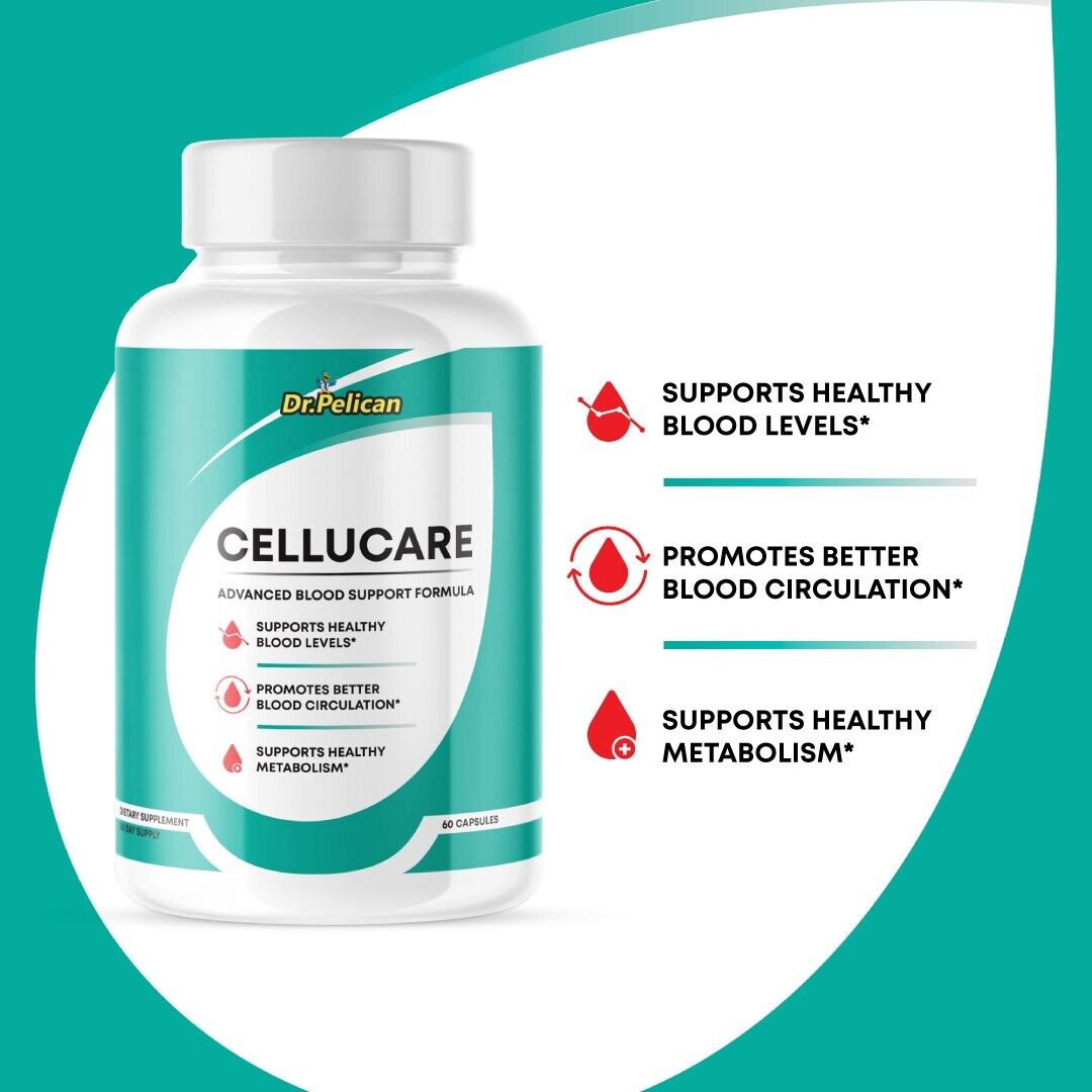 Cellucare- Blood Support- 3 Bottles- 180 Capsules