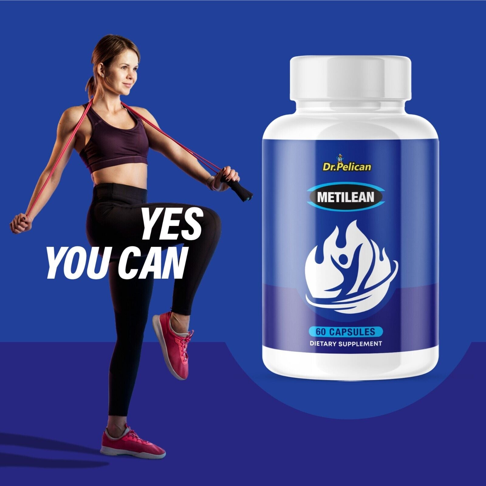 Metilean - Keto & Weight Support - 5 Bottles- 300 Capsules