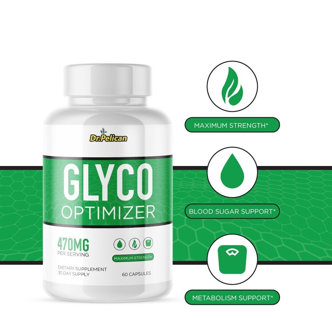 Glyco Optimizer- Blood & Heart Support- 10 Bottles- 600 Capsules