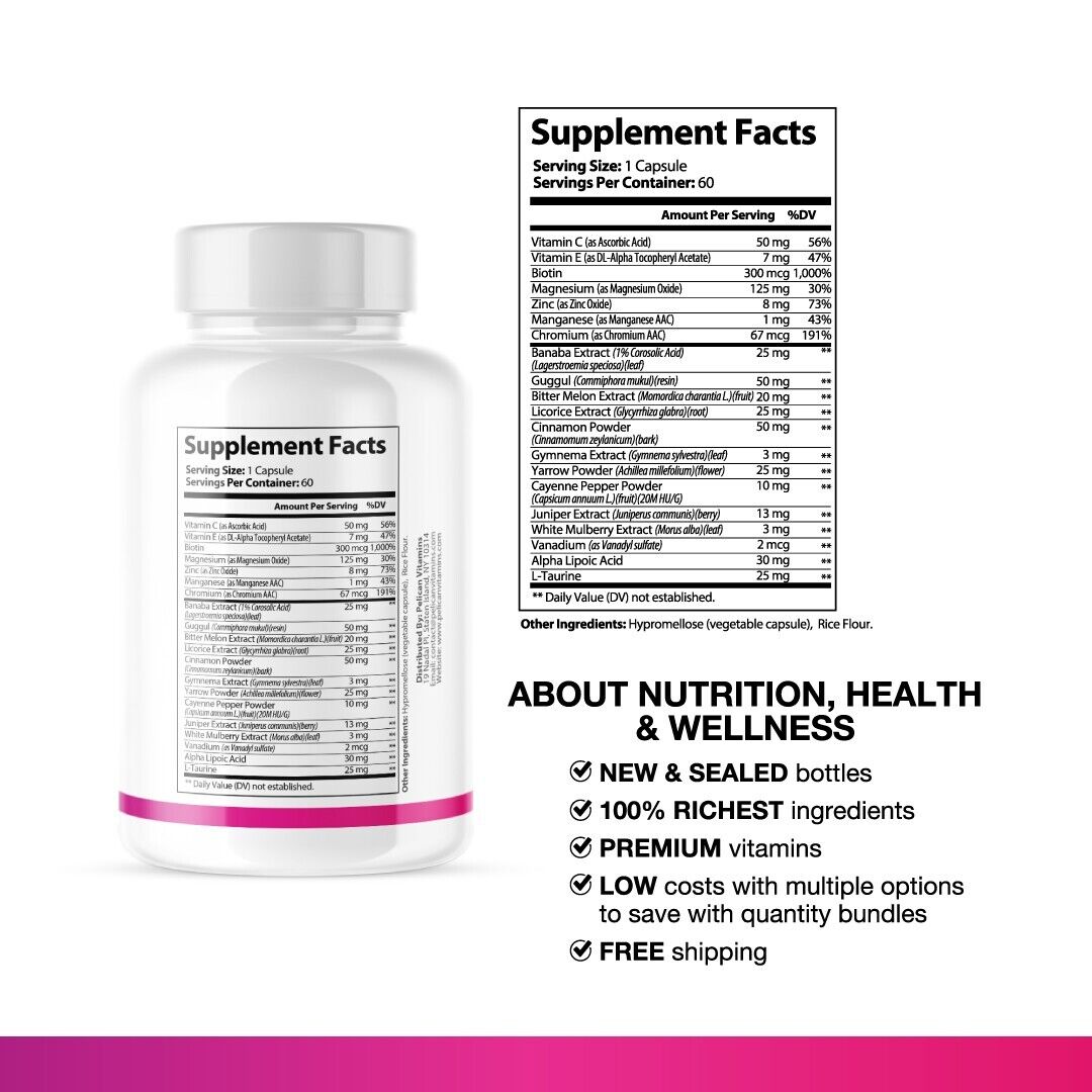 Glyco Active- Blood Support- 2 Bottles- 120 Capsules