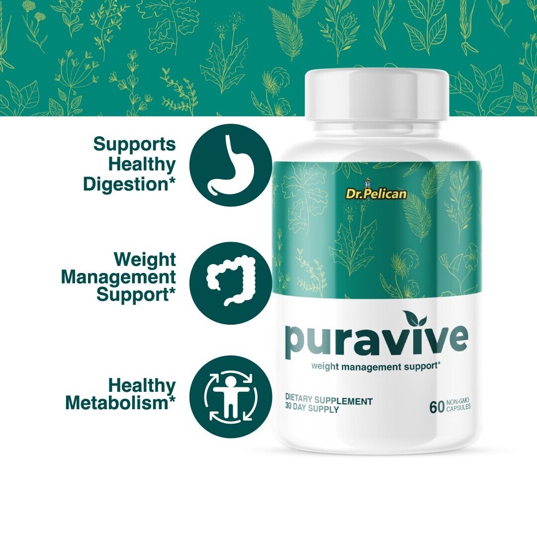 Puravive- Digestive & Weight Support - 60 Capsules