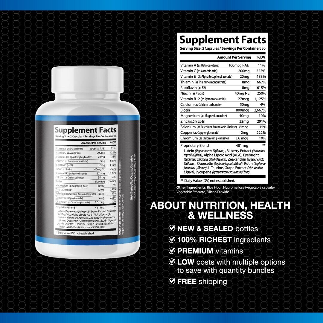 X Vision- Eye Support- 3 Bottles- 180 Capsules