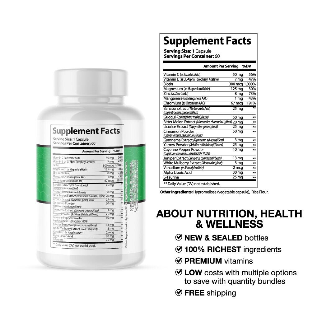 Glyco Optimizer- Blood & Heart Support- 4 Bottles- 240 Capsules