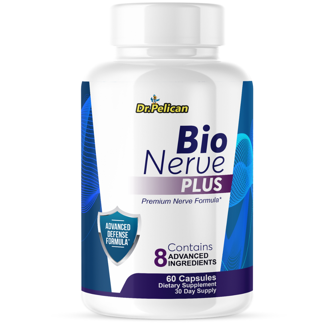 Bio Nerve Plus- Nerve & Brain Support- 60 Capsules