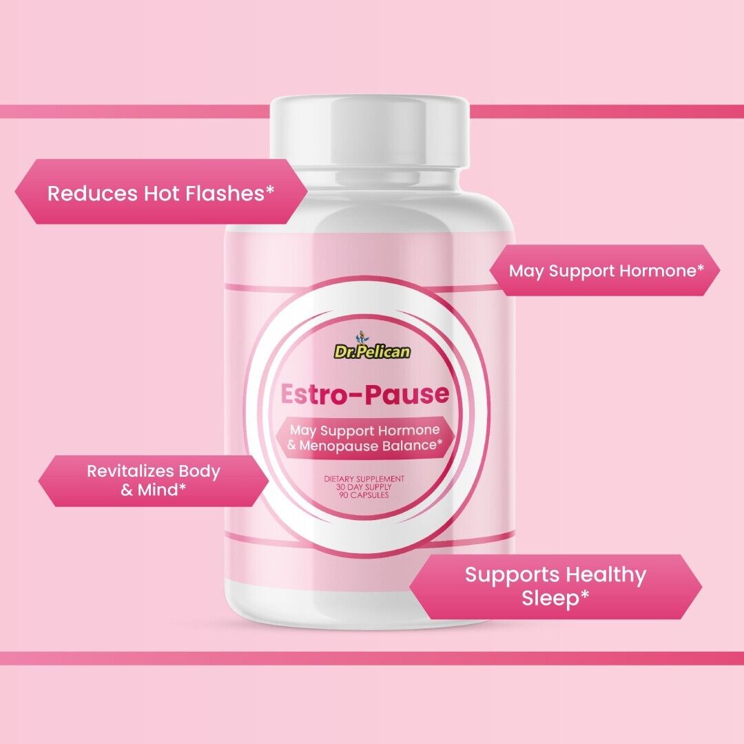 Estro-Pause-Menopause Balance Support/Women's Health- 12 Bottles- 1080 Capsules