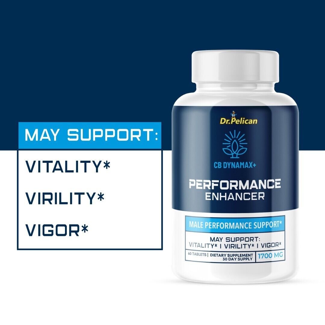 DYNAMAX+ - Men's Health & Performance- 3 Bottles- 180 Tablets
