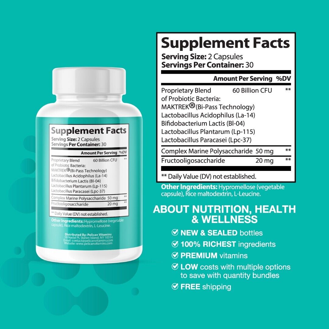 Gutoptim- Digestive Support- 3 Bottles- 180 Capsules