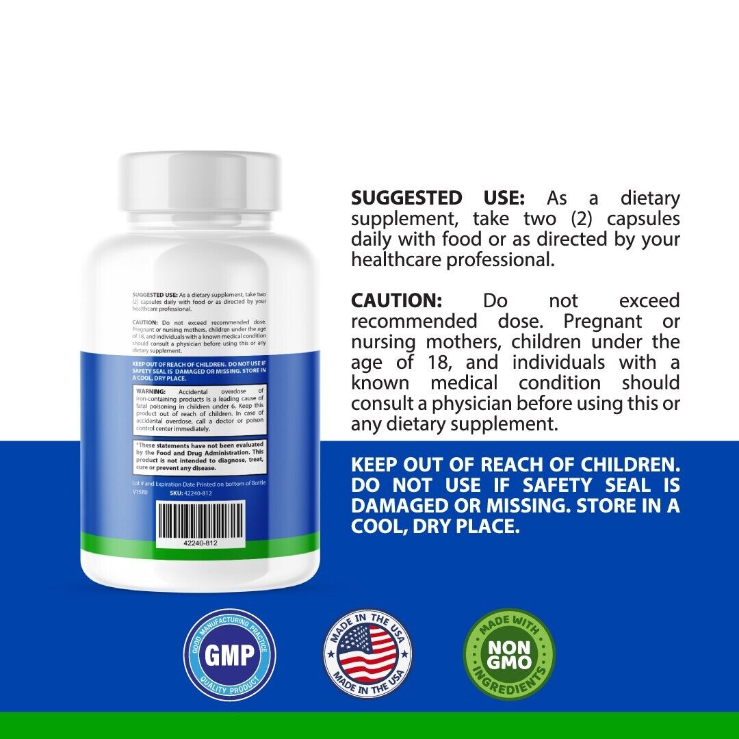 NuRal- Brain & Cognition Support- 5 Bottles- 300 Capsules