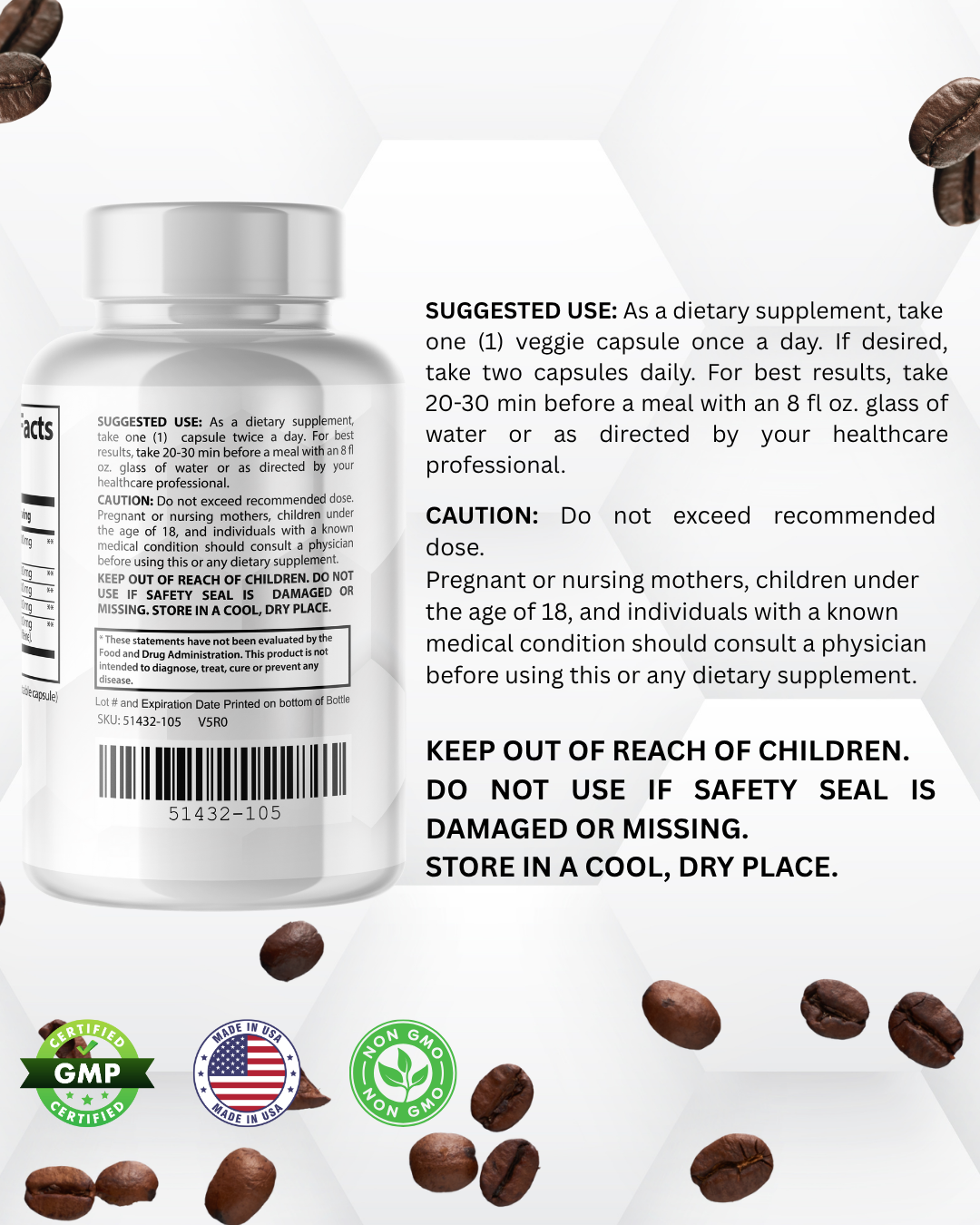 Coffee Ignite-Keto & Weight Support- 60 Capsules