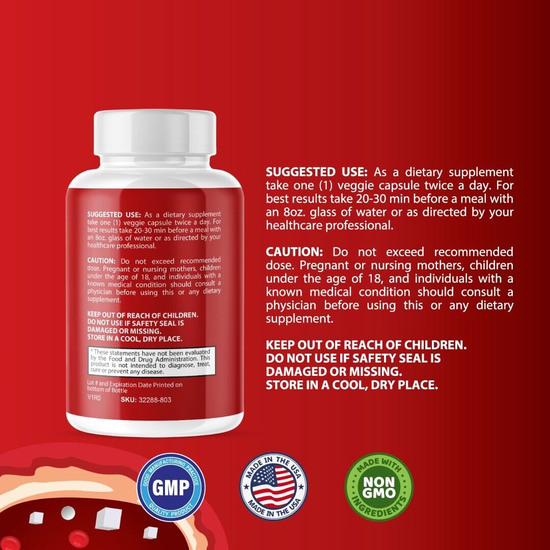 Mellitox- Blood Sugar/Energy/Cardiovascular Support- 60 Capsules