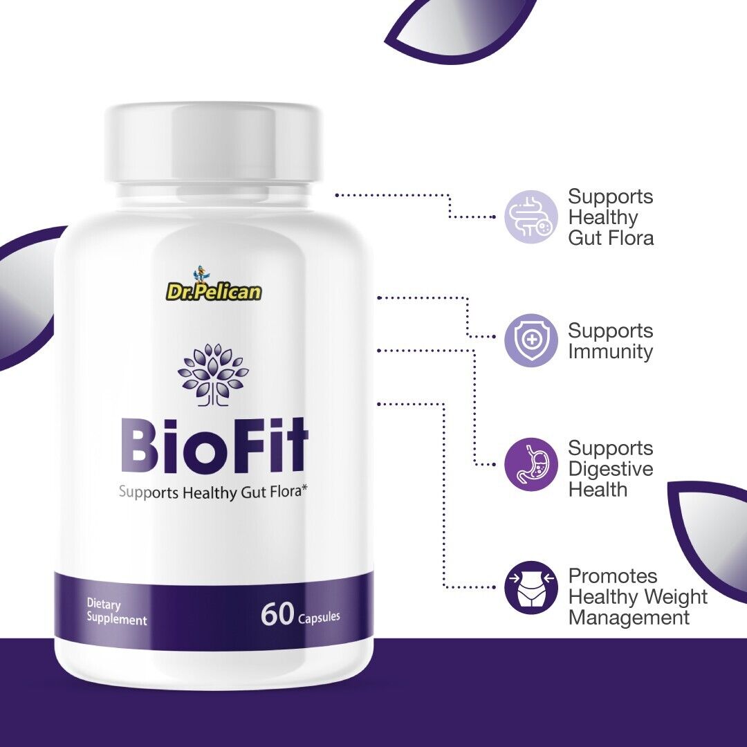 BioFit-Gut & Digestive Health/Weight Management- 2 Bottles- 120 Capsules