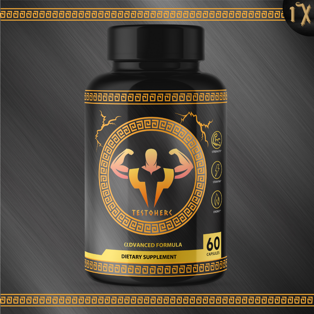 TestoHerc- Testosterone Booster/Cardiovascular Supplement- 60 Capsules