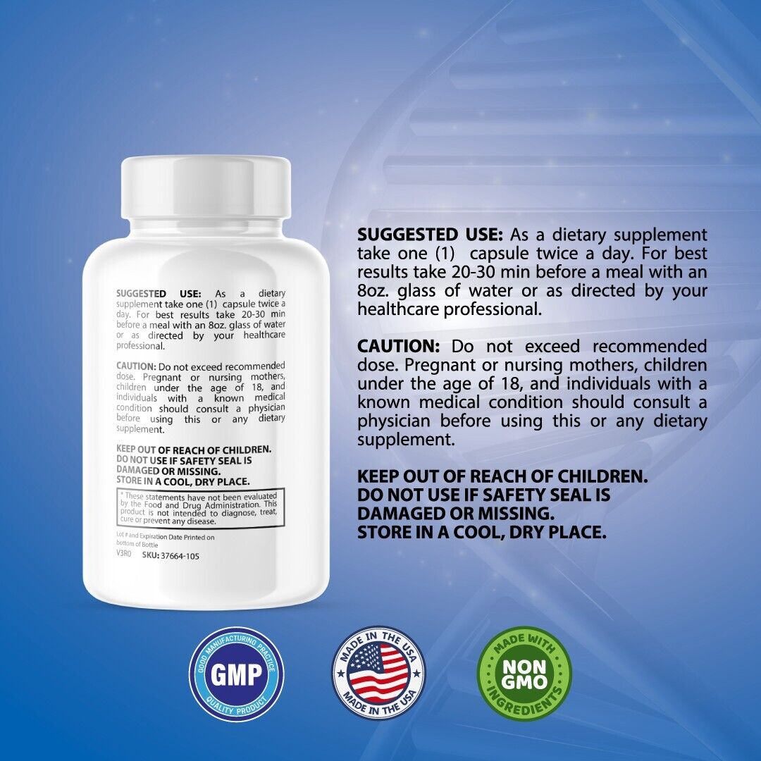 LeanGene- Metabolism Health/ Healthy Blood Levels- 2 Bottles- 120 Capsules