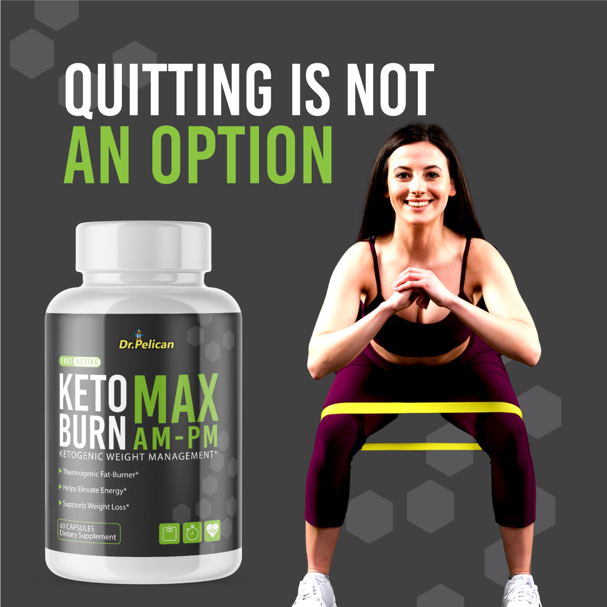 Keto Burn MAX AM-PM-Thermogenic Fat Burner/Weight Loss - 2 Bottles- 120 Capsules