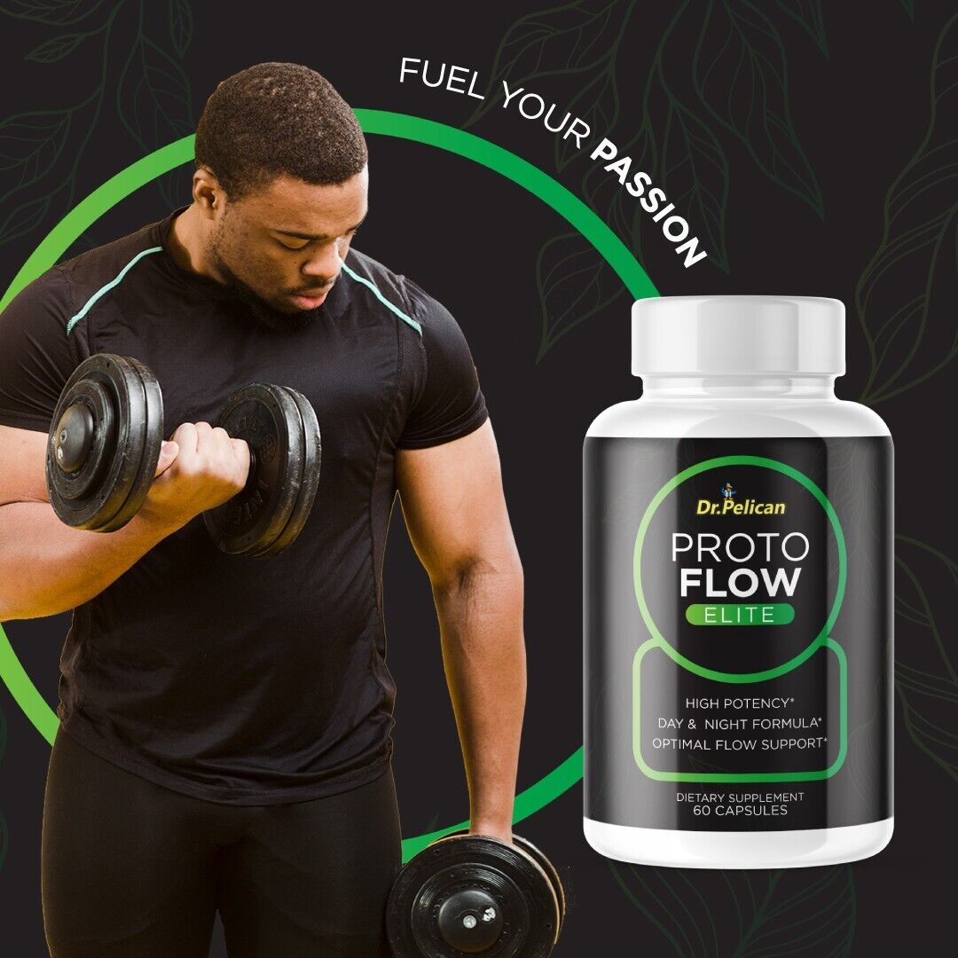 Proto Flow Elite-Optimal Flow Support/Day & Night - 3 Bottles- 180 Capsules