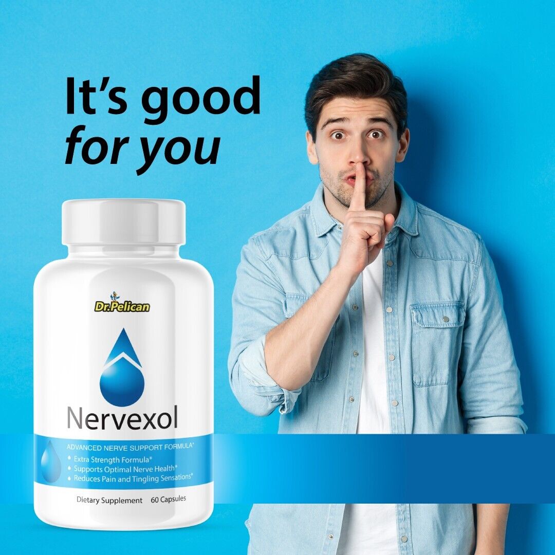 Nervexol- Pain Reducer/ Nerve Health- 12 Bottles- 720 Capsules