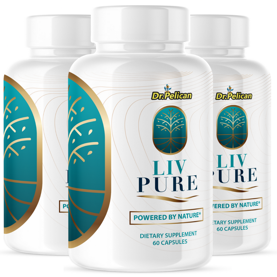 LivPure- Liver Function & Immune Health- 3 Bottles- 180 Capsules ...