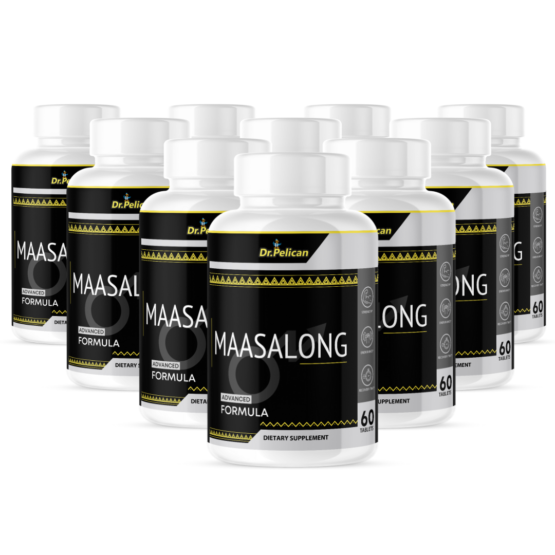 Maasalong- Male Virility/Stamina/Endurance/Strength- 10 Bottles- 600 Tablets
