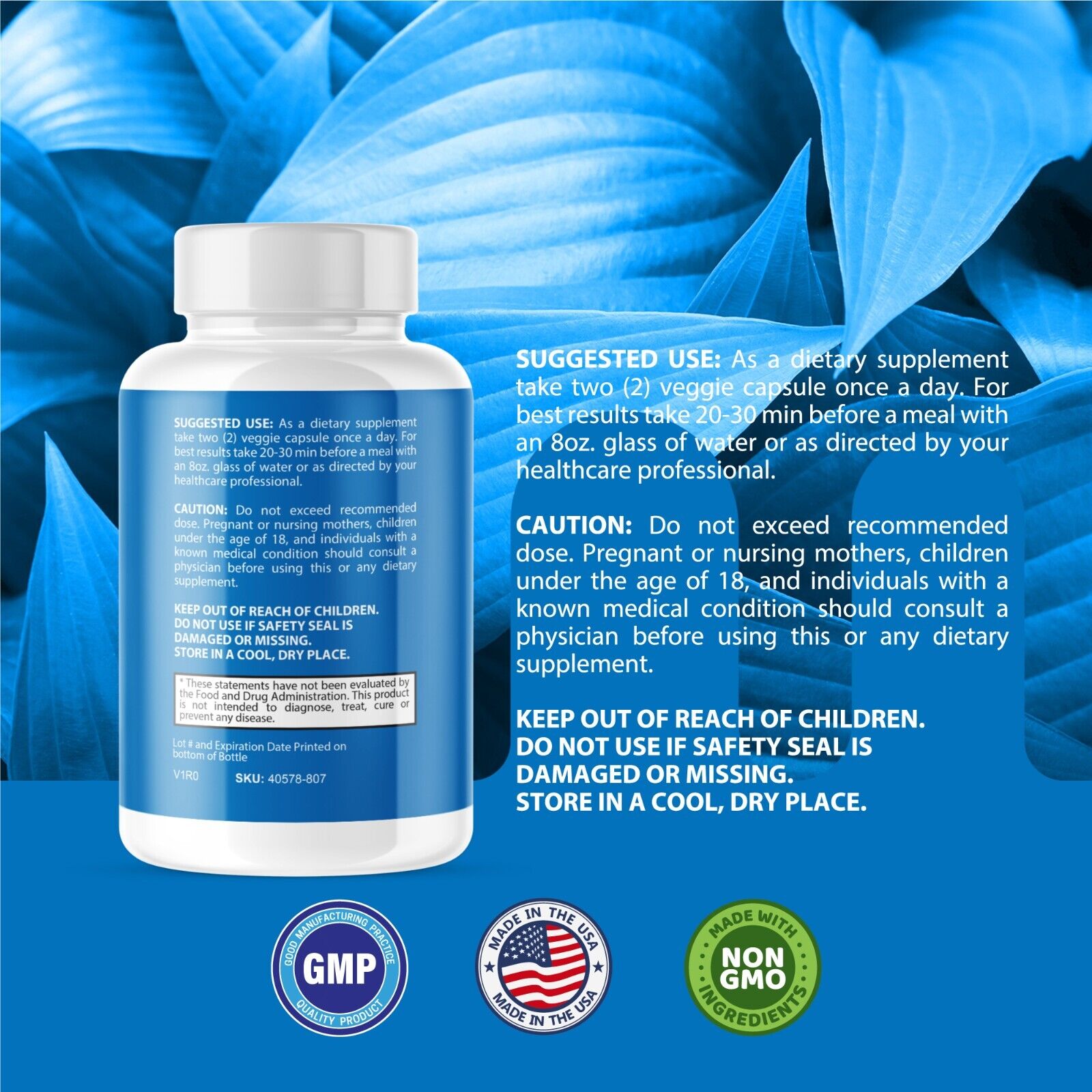 Lutevid- Eye Support- 10 Bottles- 600 Capsules