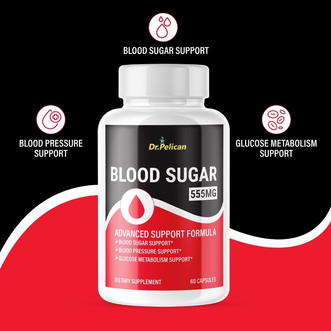 Blood Sugar Advanced Support-Glucose/Metabolism/Pressure-10 Bottles-600 Capsules