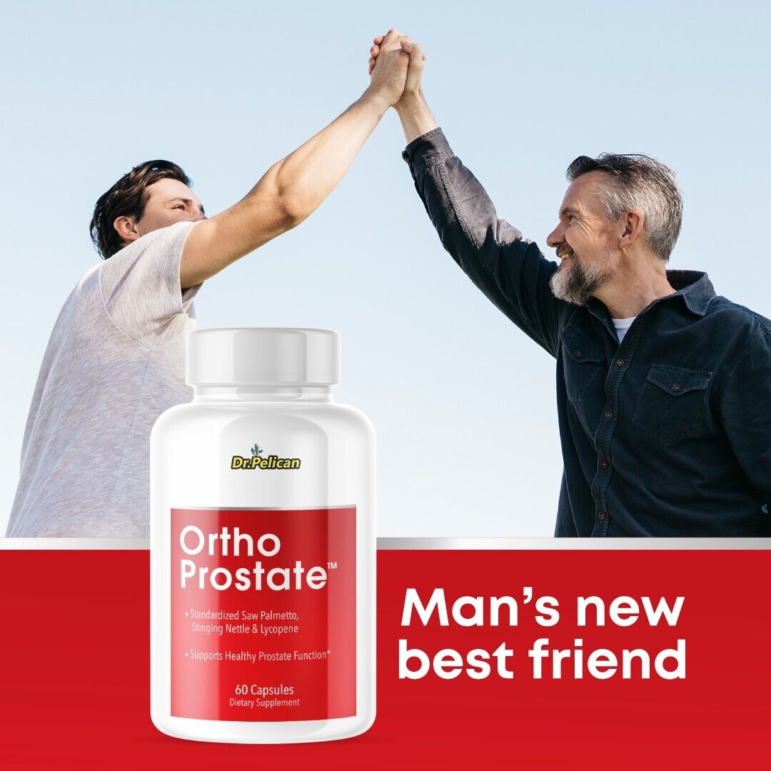 Ortho Prostate- Ciculation/Urinary Tract Health- 3 Bottles- 180 Capsules