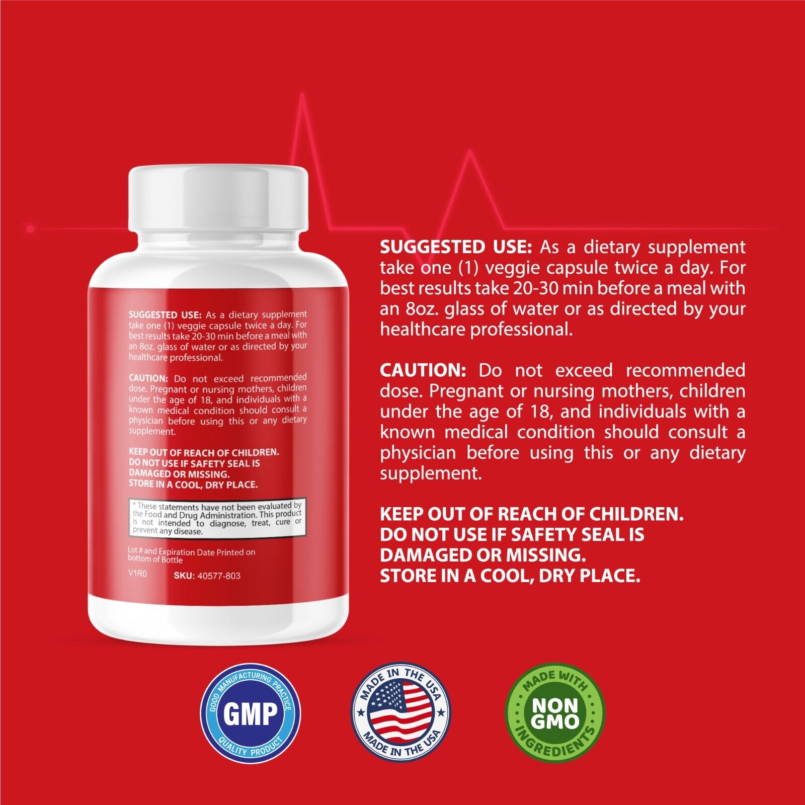 Glycogen Support- Blood Support- 4 Bottles- 240 Capsules