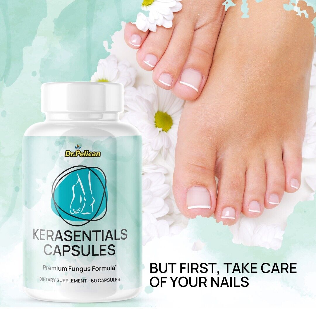 Kerasentials- Skin & Nail Support- 10 Bottles- 600 Capsules