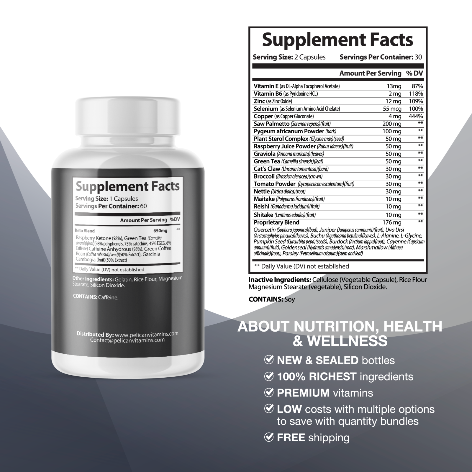 PX7 Primal Flow Advanced Prostate Support- Circulation- 60 Capsules