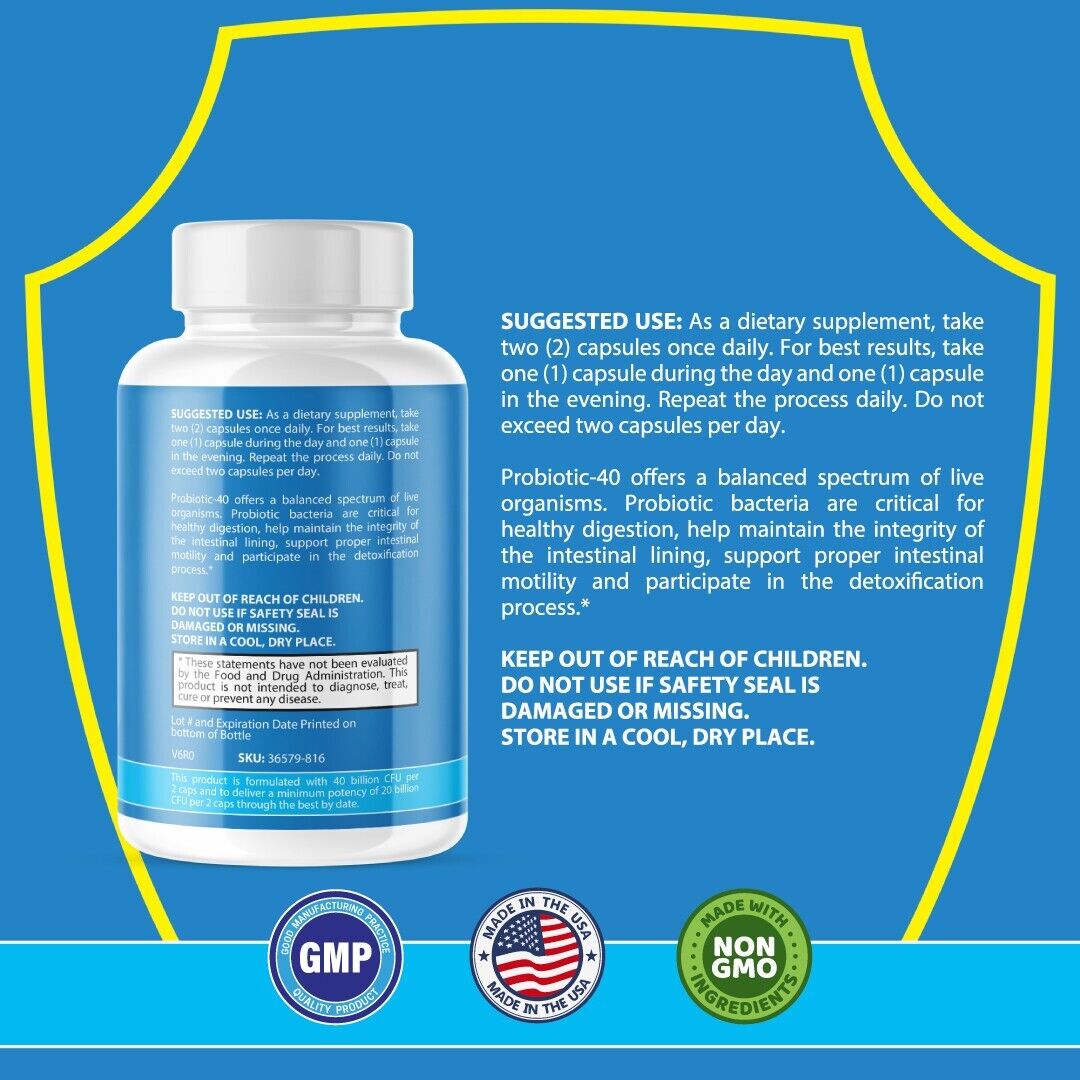 Dentafend-Digestion/ Oral Health / Immune System- 12 Bottles- 720 Capsules