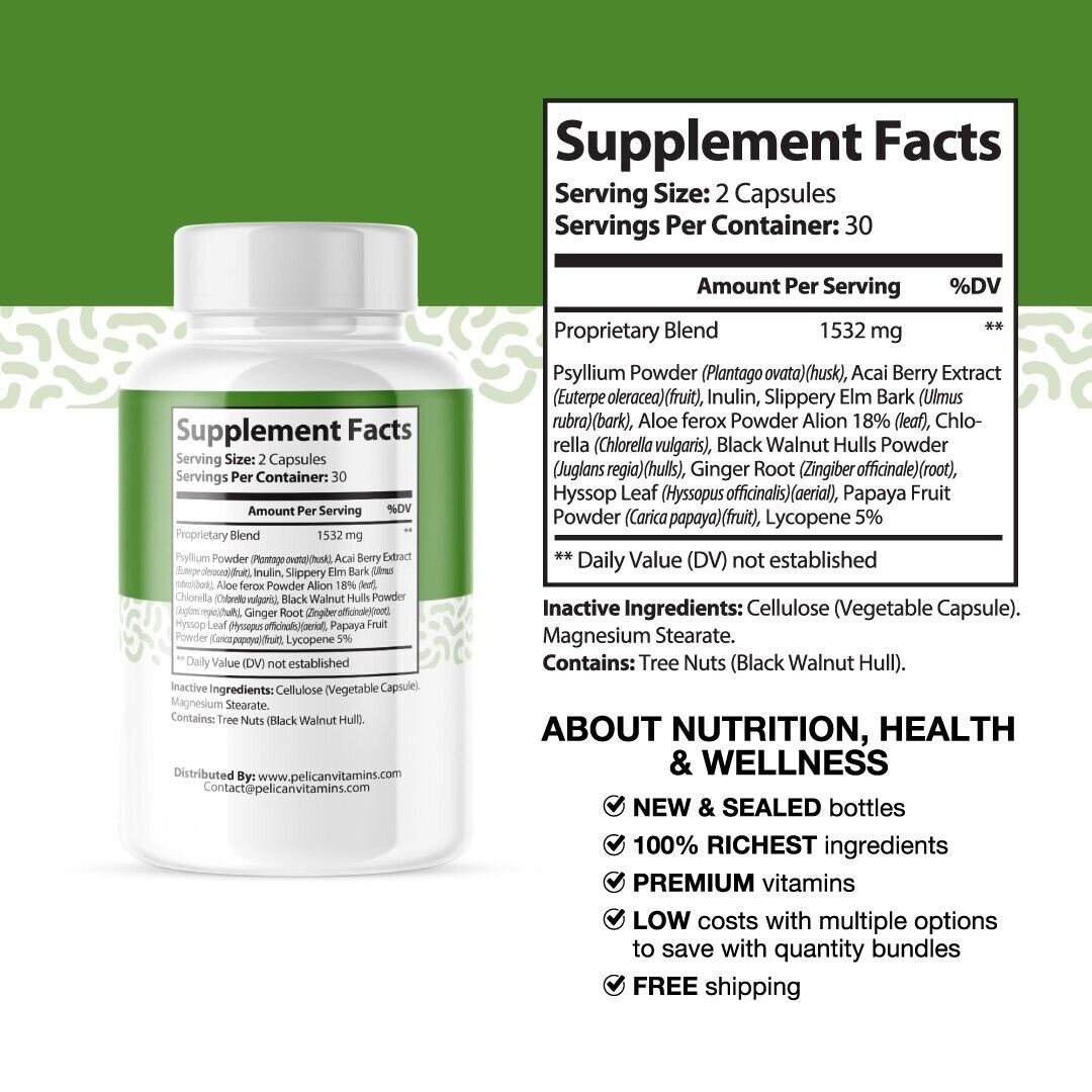 GI Revitalize -Digestive Support- 2 Bottles- 120 Capsules