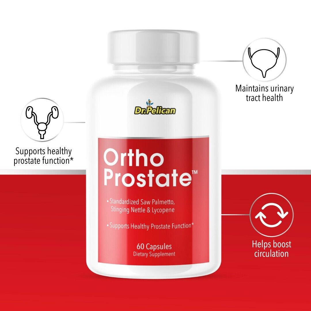 Ortho Prostate- Ciculation/Urinary Tract Health- 10 Bottles- 600 Capsules