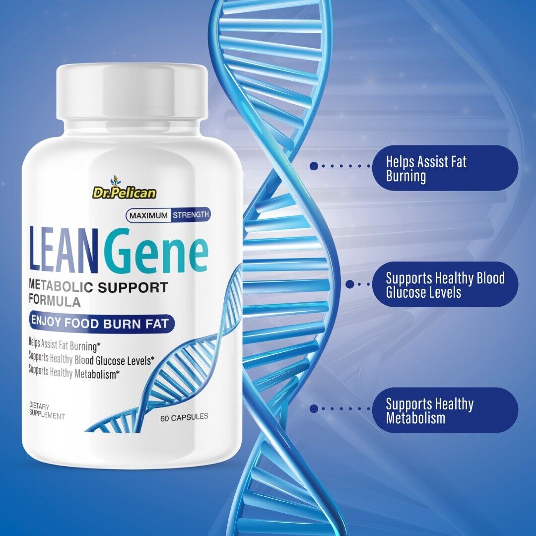 LeanGene- Metabolism Health/ Healthy Blood Levels- 4 Bottles- 240 Capsules