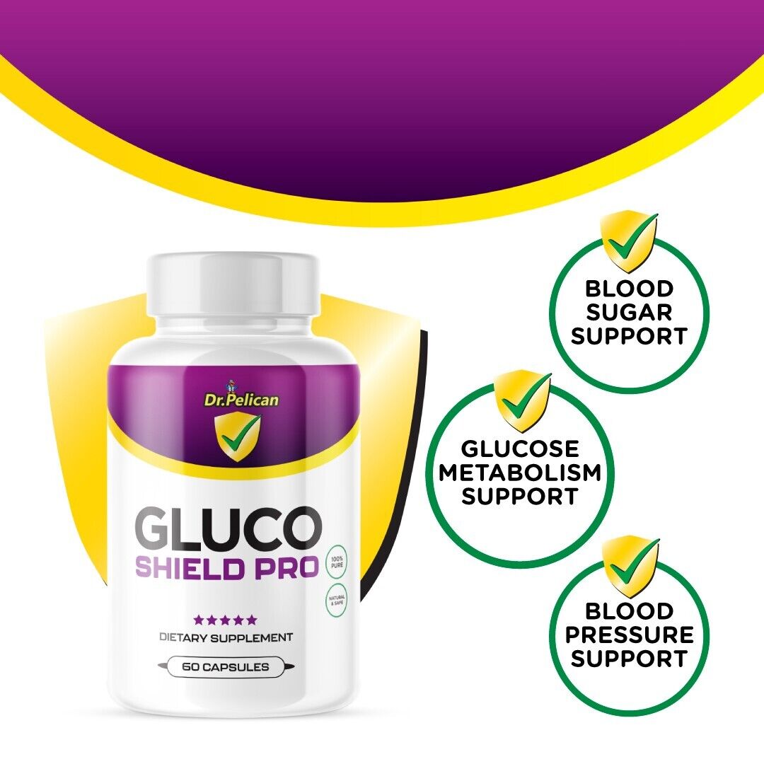 Gluco Shield Pro-Glucose/Blood Sugar/Metabolism Support- 10 Bottles-600 Capsules